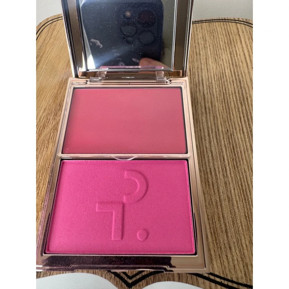 Patrick Ta Double Take Creme and Powder Blush Duo Shes A Doll Pink Blush